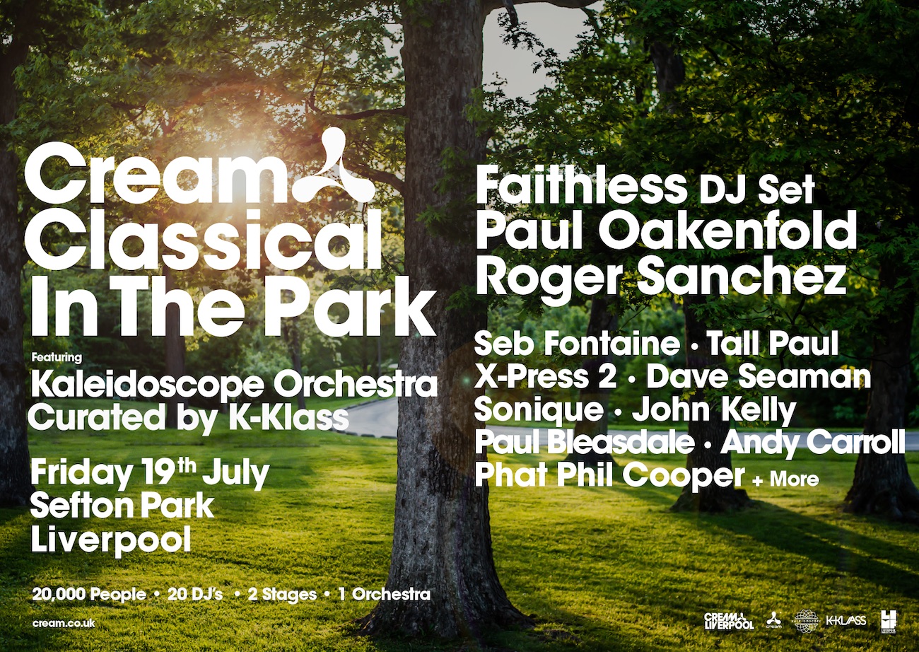  Cream Classical In The Park 2019 LINEUP unveiled!