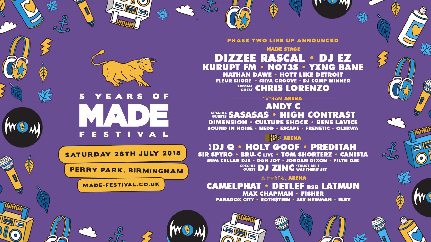 MADE Festival 2018: Second Line Up Announcement! 